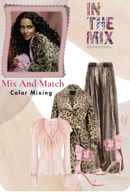 Mix And Match Colors- combinação de moda