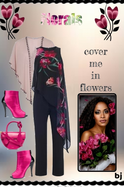 Florals-Cover Me in Flowers- Fashion set