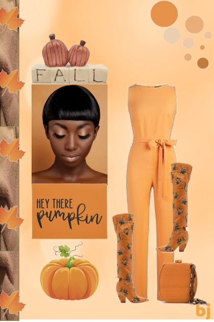 Hey There Pumpkin- Fashion set