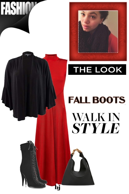 Fall Boots--Walk in Style- Modna kombinacija