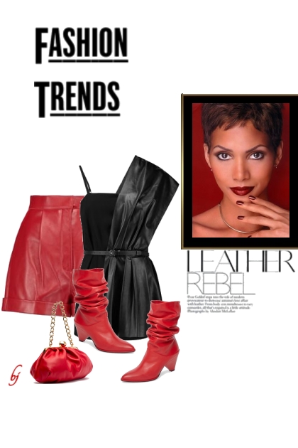 Leather Rebel- Fashion set