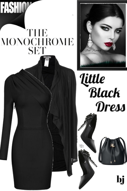 The Monochrome Set--Little Black Dress- Combinazione di moda