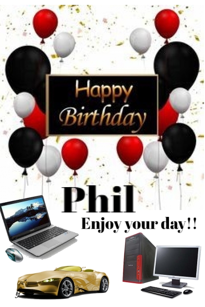 Happy Birthday Phil- Modekombination