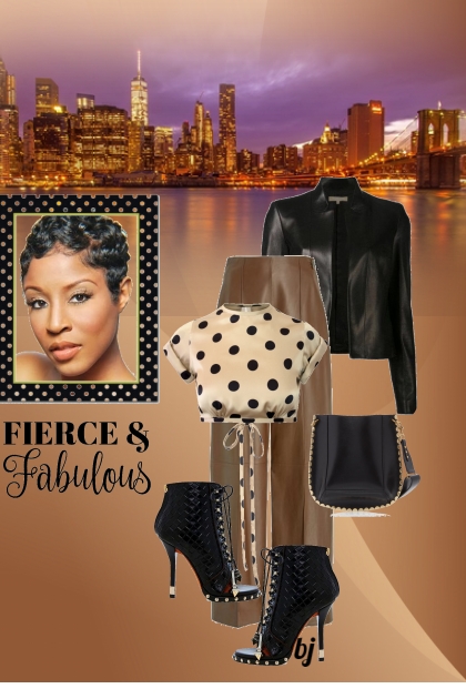 Fierce and Fabulous...- combinação de moda