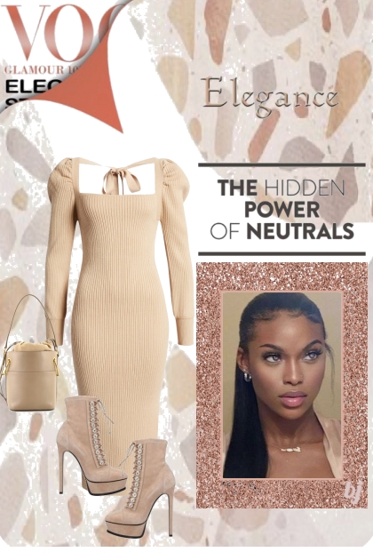 Elegant Neutrals- Combinazione di moda