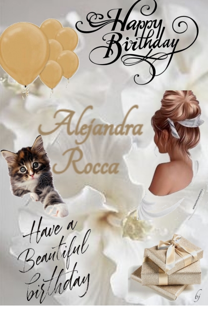 Happy Birthday Alejandra Rocca!