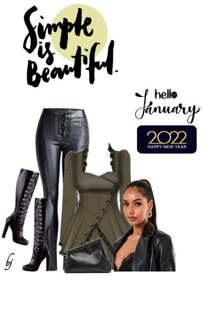 Simple is Beautiful--January 2022- Fashion set