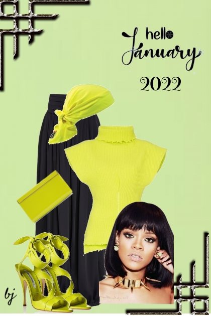 Hello January--2022- Fashion set