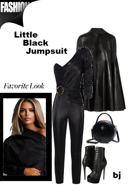 Little Black Jumpsuit- Combinaciónde moda