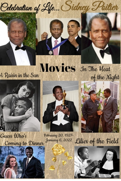 Celebration of Life...Sidney Poitier- Modna kombinacija