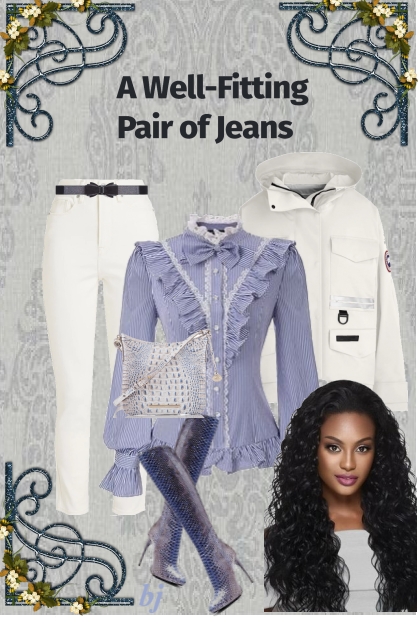 A Well-Fitting Pair of Jeans- Fashion set
