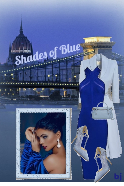 Shades of Blue...- Модное сочетание