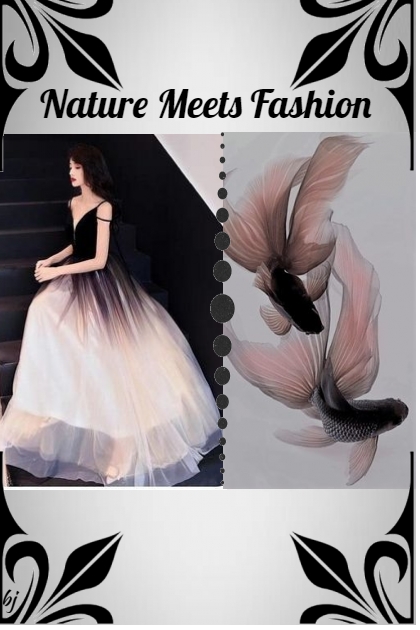 Nature Meets Fashion- Modekombination