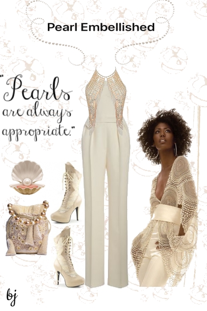 Pearl Embellished- Fashion set