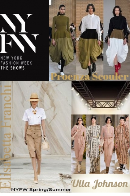 New York Fashion Week-The Shows- combinação de moda