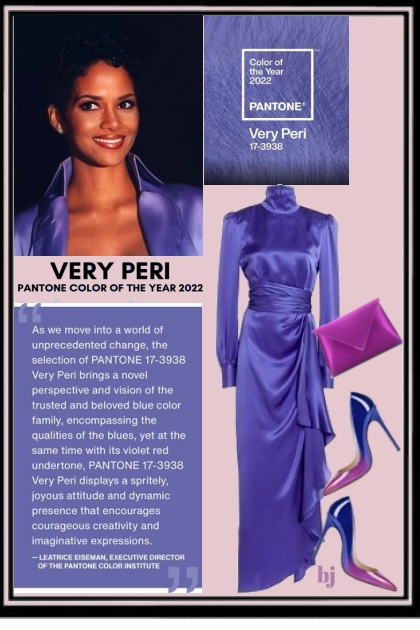 Color of the Year--Very Peri- Modekombination
