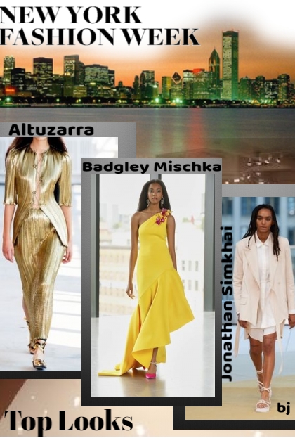 New York Fashion Week 2022- Combinaciónde moda