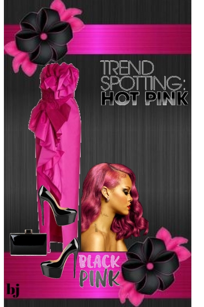 Trend Spotting:  Hot pink...- combinação de moda