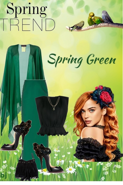Spring Trend--Spring Green- Kreacja
