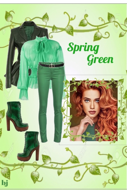 Spring Greens- Combinazione di moda