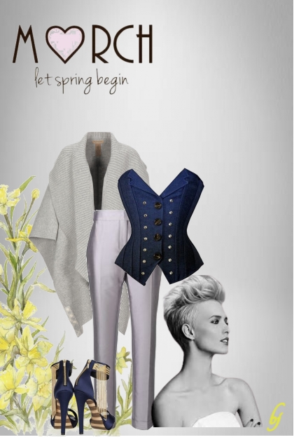 March, Let Spring Begin- combinação de moda