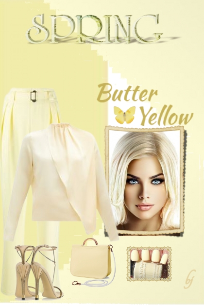 Butter Yellow Spring- Fashion set