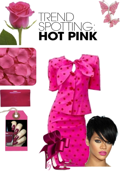 Trend Spotting: Hot Pink Spring- Modekombination