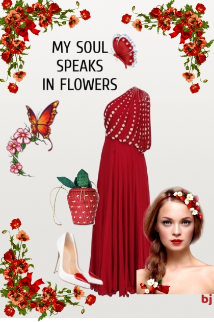 My Soul Speaks in Flowers- Combinazione di moda