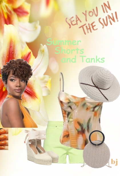 Summer Shorts and Tanks- 搭配