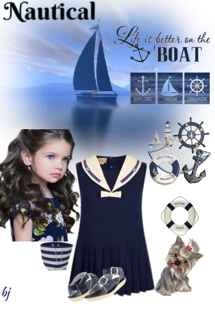 Life is Better on the Boat- Combinazione di moda