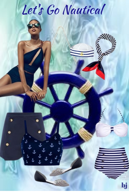 Let's Go Nautical- combinação de moda