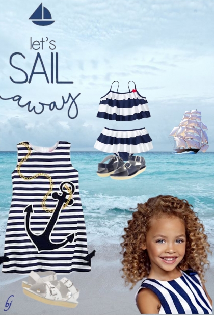 Let's Sail Away- combinação de moda