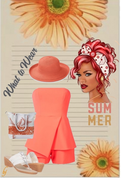Summer Romper- Combinazione di moda