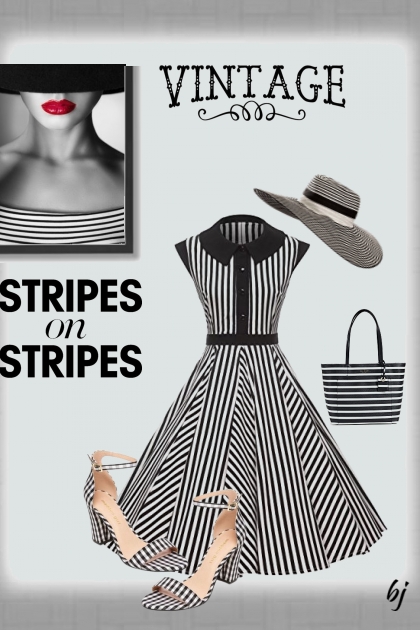 Vintage Stripes- Fashion set