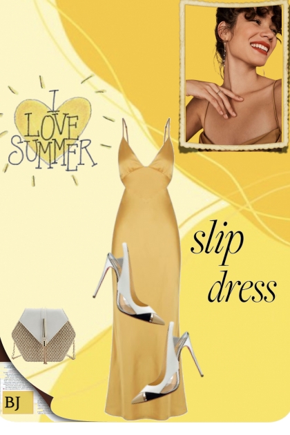 I Love Summer--Slip Dress