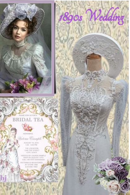 1890s Wedding- Modekombination