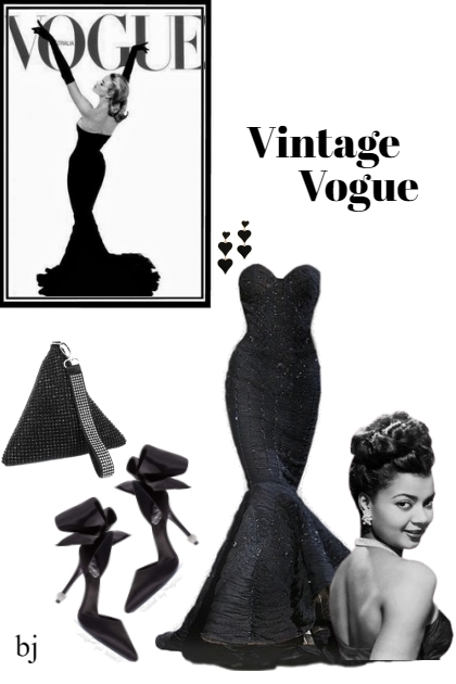 Vintage Vogue- Modekombination