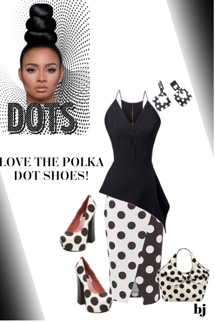 Love the Polka Dot Shoes