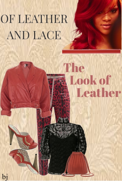 Of Leather and Lace- Modekombination