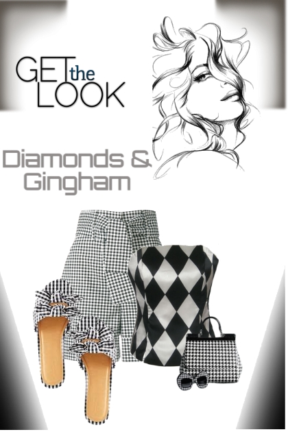 Diamonds & Gingham- Modekombination