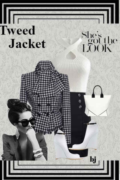 Tweed Jacket- Модное сочетание