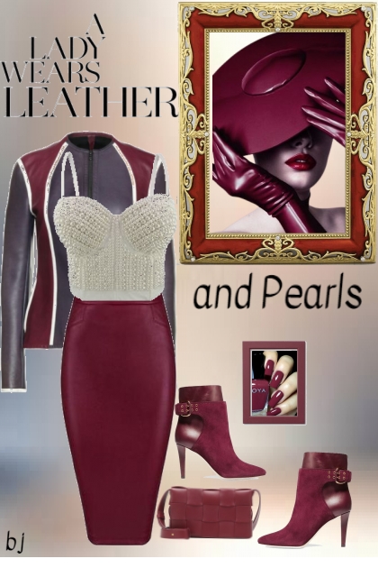 A Lady Wears Leather and Pearls