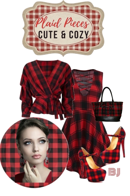 Plaid Pieces Cute and Cozy
