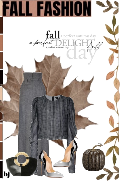 Fall, A Perfect Autumn Day- combinação de moda