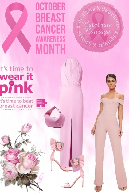 October is Breast Cancer Awareness Month- combinação de moda