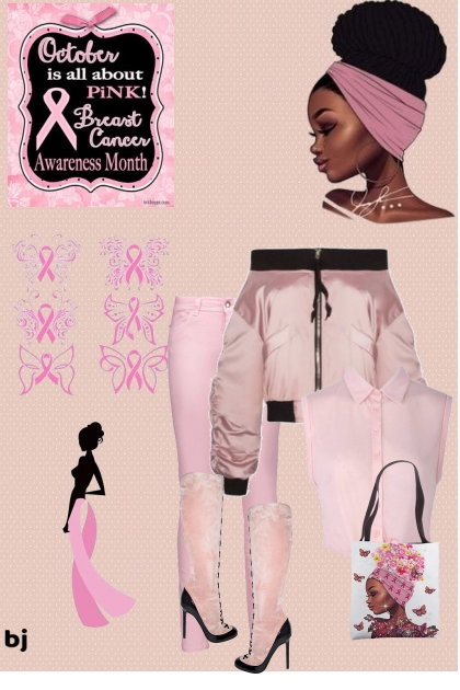 October, All About Pink- combinação de moda