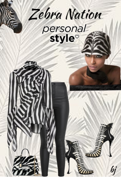 Zebra--Personal Style- Modna kombinacija