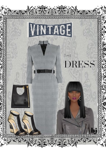 Vintage--The Dress- Fashion set