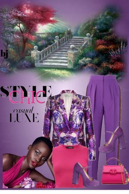 Style Chic-Casual Luxe- Modekombination