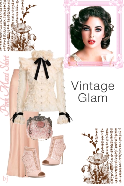 Pink Maxi Skirt- Modekombination